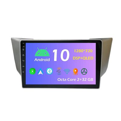 10.1'' Android 10.0 Car Radio Stereo Fit for GPS Navigation Fit for Lexus RX300 RX330 RX350 RX400H Toyota Harrier 2004~2010 Head Unit GPS Navigation Carplay 4G WiFi Bluetooth