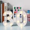 30th Birthday Decorations 30 LED Light up Numbers Letters Table Decorations Sign for Women Anniversary Wedding Birthday Party Christmas Home Decor view 3