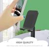 ibasenice 1Pc Desktop Decoration Cellphone Holder Simple Style Phone Bracket (Black) Desktop Cellphone Holder view 2