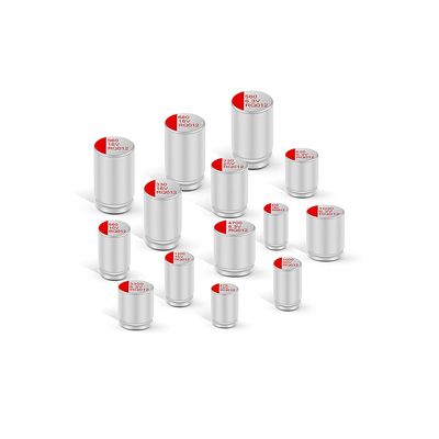 20Pcs Solid Capacitor Motherboard,50V 22UF 6x8