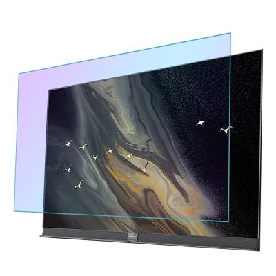 GFSD 27-75 Inch Anti Blue Light Tv Screen Protector, HD/Matte Anti-Glare Film Anti-Scratching for LCD, Led, OLED 4k HDTV, Customizable (Color : Matte Version, Size : 65 inch 1429X804mm)