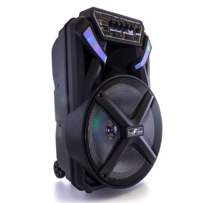 beFree Sound 12 Inch BT Portable Rechargeable Party Speaker