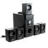 beFree Sound 5.1 Channel Surround Sound Bluetooth Speaker System in Black view 4