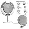 Portable CD Player with Bluetooth, FM Radio, Wall Mounted and Desk Stand CD Music Player Home Audio Boombox with Remote Control, Built-in HiFi Speakers, Support CD, USB, AUX Input/Output view 2
