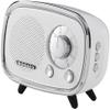 Crosley CR3039A-WH Rondo Retro Portable Rechargeable Bluetooth Speaker, White view 1