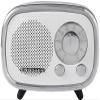 Crosley CR3039A-WH Rondo Retro Portable Rechargeable Bluetooth Speaker, White view 2