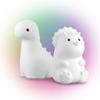 Globe Brontosaurus - Rechargeable LED Color Changing Tap Light w/Remote - Night Light for Baby or Kid's Room White view 2