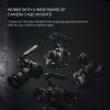 Tilta Xeno Top Handle for Filmmakers & Cameras - Black | Aluminum Alloy and Silicone Build | 1/4-20 and 3/8-16 Threads w/Locating Points | Safety Release Pin | Comfortable Handling (Cold Shoe) view 3