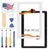 10.1" for Samsung Galaxy Tab2 Tab 2 P5100 P5110 P5113 N8000 Touch Screen Digitizer GT-P5100 Glass Panel Sensor Lens Replacement Repair Parts Kits with Adhesive Tape +Tools (White) view 1