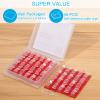 Adhesive Cable Clips Clear (45 PCS, Small), Upgraded Christmas Outdoor Light Clips, Wire Holder Cord Organizer for Cable Management Under Desk view 2