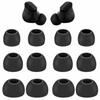 6 Pairs Replacement Silicone Ear Tips Compatible with Beats Studio Buds + / Fit Pro, S/M/L 3 Size Earbuds Eartips Flexible Rubber Gel Cover Skin Accessories for Beat Studio Buds - Silicone Black view 1