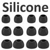 6 Pairs Replacement Silicone Ear Tips Compatible with Beats Studio Buds + / Fit Pro, S/M/L 3 Size Earbuds Eartips Flexible Rubber Gel Cover Skin Accessories for Beat Studio Buds - Silicone Black view 3