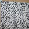 lovemyfabric Cotton Animal Paw Prints Decorative Curtain Panel 58" Wide Home Window Dcor Bedroom Kitchen Classroom Rv Cabin Hotel Window Treatment (36" Tall, Tiny Paw Black on White) view 1