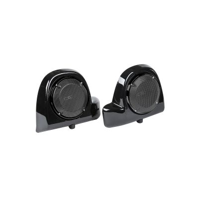 Green-L Lower Fairing 6.5" Speaker Pod Box Grills Fit for Harley 2014-2024 Touring Road King Street Electra Glide
