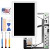 10.1" for Samsung Galaxy Tab 2 P5100 P5110 SM-P5100 SM-P5110 LCD Display Matrix Touch Screen Digitizer Assembly Full Glass Replacement with Frame Repair Parts Kit +Tools (White) view 1