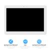 10.1" for Samsung Galaxy Tab 2 P5100 P5110 SM-P5100 SM-P5110 LCD Display Matrix Touch Screen Digitizer Assembly Full Glass Replacement with Frame Repair Parts Kit +Tools (White) view 2