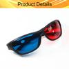 Juvielich 3PCS Ergonomic Red-Blue 3D Glasses Folding Design 3D Movie Game Glasses 3D Style Glasses for 3D Movies Games view 3