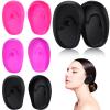 Ear Protectors 4 Pairs Hair Dye Ear Cover Silicone Hairdressing Shower for Hair Dye Shower Bath Salon view 1