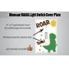 Dinosaur Boys Room Light Switch Cover Plate Kids Decorative Nursery Teen Toddler Room Decor Bedroom Bathroom Playroom (Dino Roar) view 3