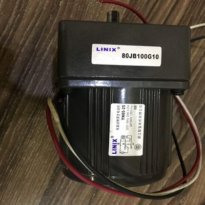 Davitu DC Motor - 3 lines Constant speed Deceleration Motor LINIX Gear Motor YN80-25 YN80-220-25 80jb60g10 80jb75g10 80jb100g10 80jb120g10 220V - (Speed(RPM): 80jb15g10, Voltage(V): 220)