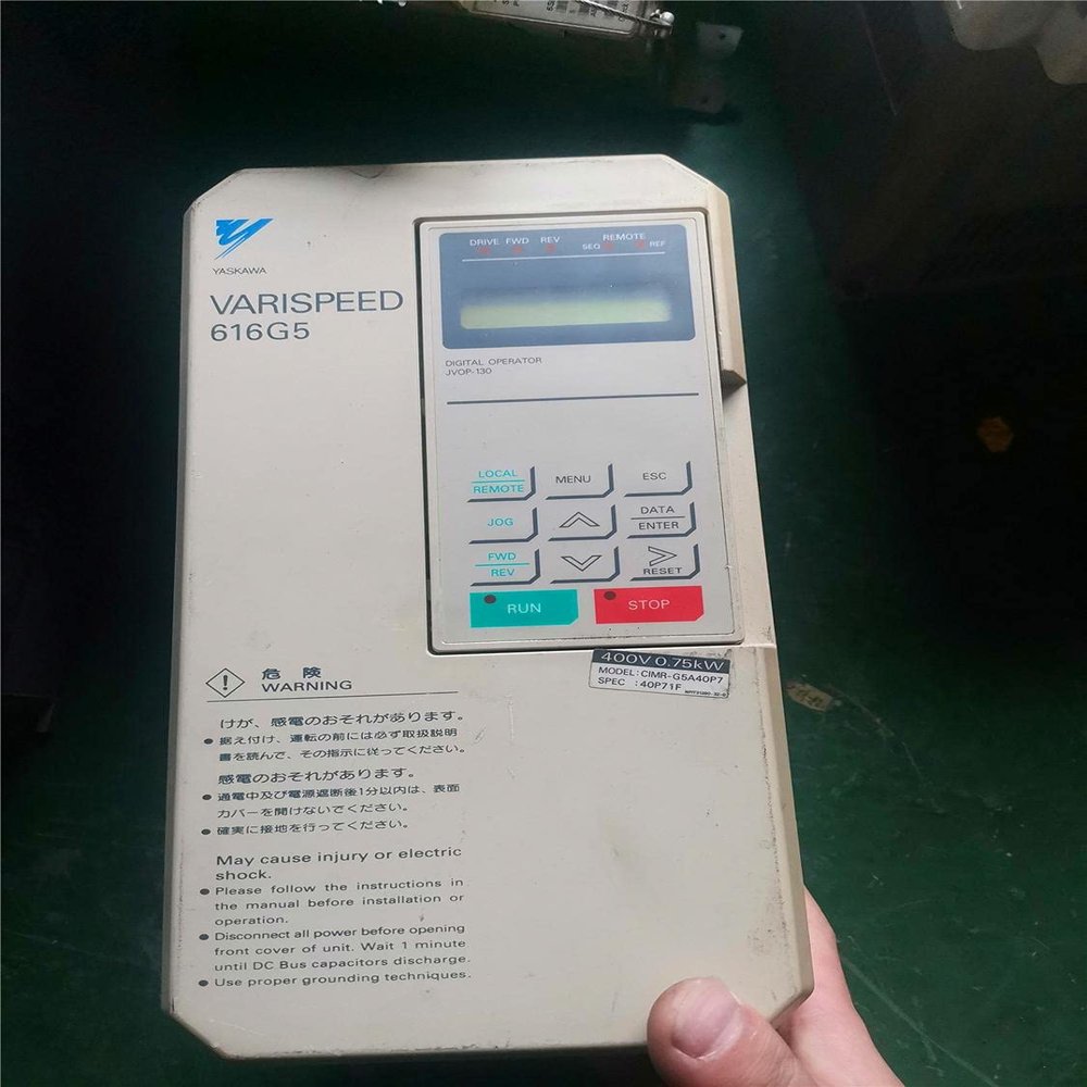 Davitu Electricity Generation - CIMR-G5A40P7 0.75kW 380V inverter, used in good condition 80% appearance, good working,