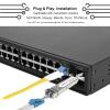 10Pcs Multi-Mode SFP 1.25 Gigabit Network Transceiver Module, LC Duplex 1000BASE-SX Dual Fiber SFP 500m 850nm view 3