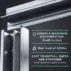 Hovr Solutions Classic 23.75 (2-Foot), Aluminum Floating Shelf Bracket System, 300LB Load Capacity, Hidden Support Bracket Up to 31 Shelf, 3-Pack view 4