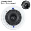 Herdio 6.5 Inch Bluetooth Ceiling Speakers 320W 2-Way Flush Mount in Wall Speakers for Home Bathroom Kitchen Office with Full Range Superior Sound,HCS-818BT view 4