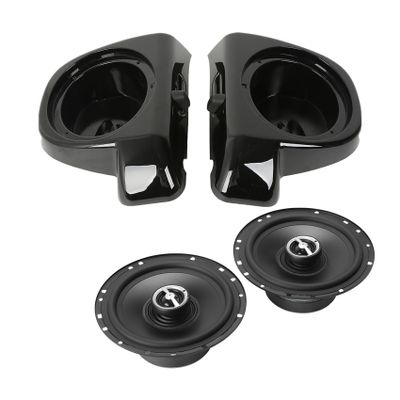 TCMT 6.5" Speakers w/Glove Box Fit For Harley Touring 2014-2024 Lower Vented Fairing Road King Street Glide Electra Glide Ultra-Classic