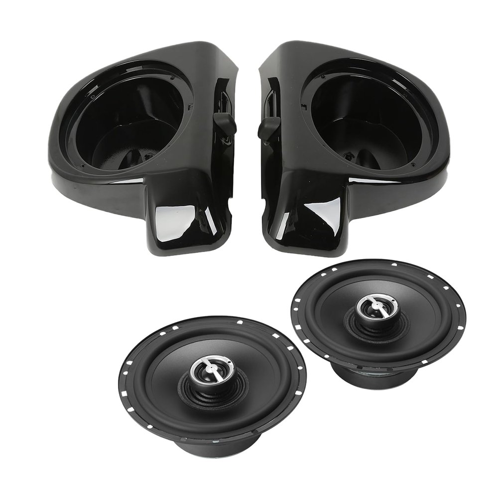 TCMT 6.5" Speakers w/Glove Box Fit For Harley Touring 2014-2024 Lower Vented Fairing Road King Street Glide Electra Glide Ultra-Classic