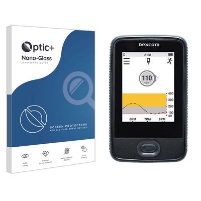 Optic+ Nano Glass Screen Protector Compatible With Dexcom G5 Mobile Receiver
