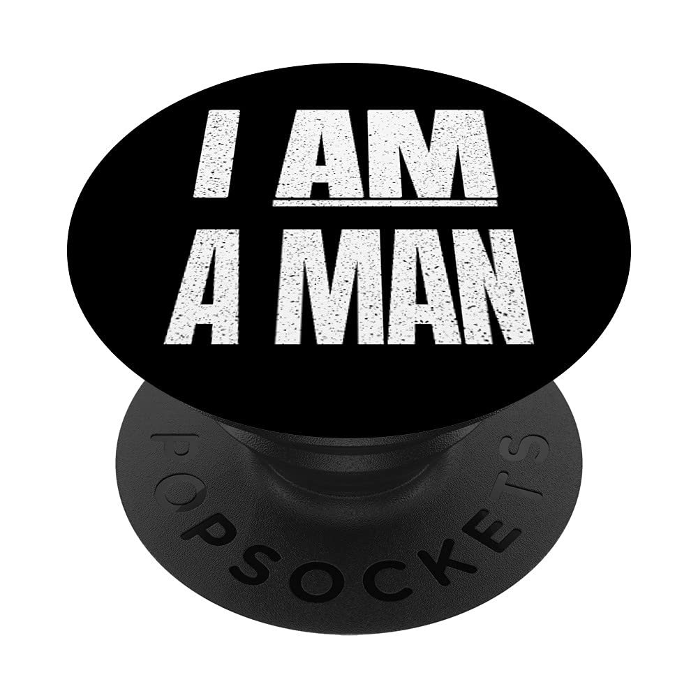 I Am A Man Poster Protest Sign Memphis Sanitation Strike PopSockets Swappable PopGrip