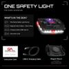 Guardian Angel Elite Series Safety Light, Infrared-Hybrid - White Front & Red Rear - Rechargeable, Magnetic, Hands-Free Wearable LED Flashlight for Law Enforcement, First Responders, & Firefighters view 4