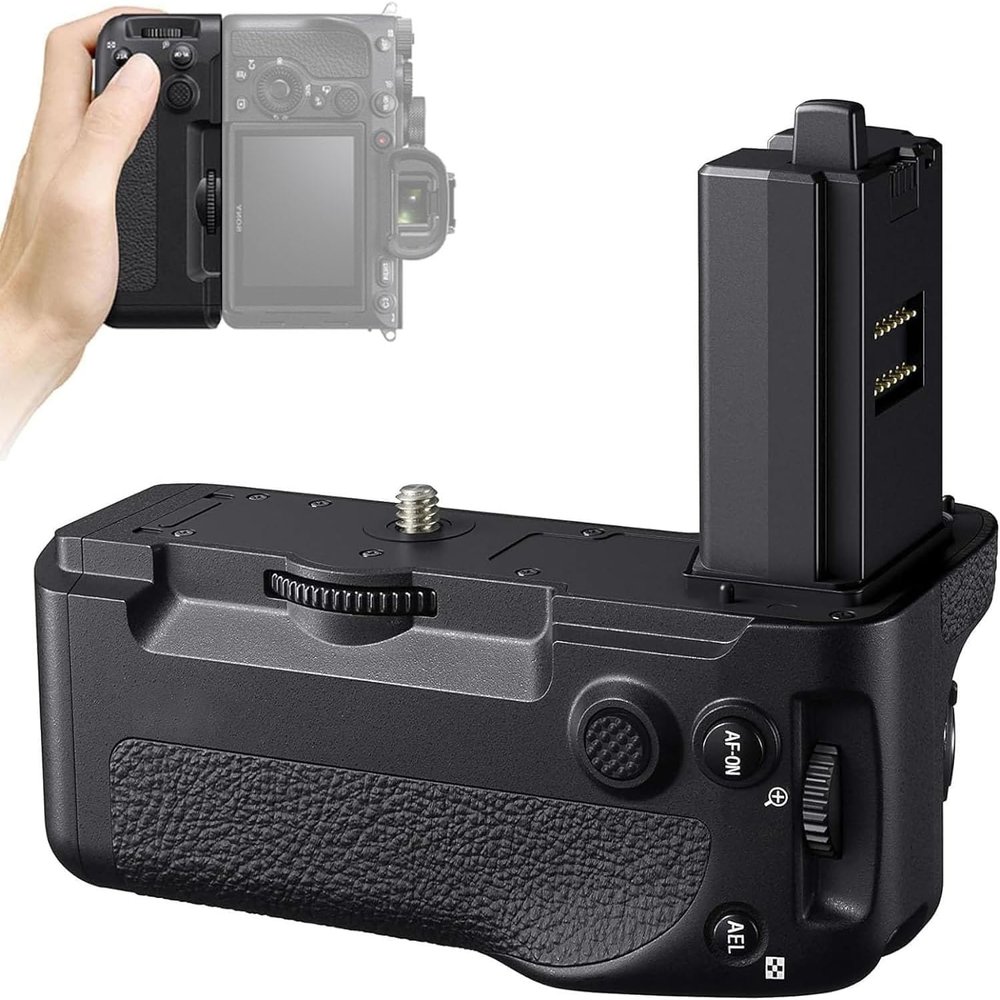 VG-C4EM Battery Grip for Sony A7IV A9II A7RIV A7R V A1 A7S III, Replacement for Sony VG-C4EM Vertical Grip, Compatible with NP-FZ100 Battery (Alpha 7R IV, A1, A7S III, A9 II, A7R V)
