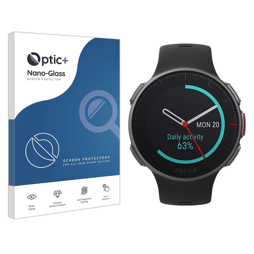 Optic+ Nano Glass Screen Protector Compatible With Polar Vantage V
