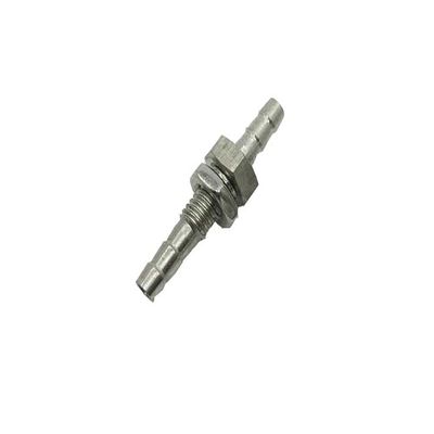 5PCS/Lot 304 Stainless Steel Gas Inlet Outlet Connector with Nut for Tube Connection