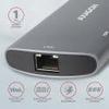 AXAGON HMC-6M2 Station d'accueil USB 3.2 Gen 1 (3.1 Gen 1) Type-C Aluminium view 3