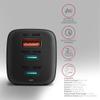 AXAGON ACU-DPQ65 Ladegrat, 2X USB-C, 1x USB-A, PD3.0/QC4+/PPS, 65W - Schwarz view 4