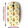 2.4G Wireless Mouse with Cute Pattern Design for All Laptops and Desktops with Nano Receiver - Cats Boxes view 2