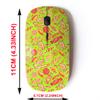 2.4G Wireless Mouse with Cute Pattern Design for All Laptops and Desktops with Nano Receiver - Christmas Candle Sweet view 2