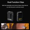 Deity Pocket Wireless Microphone System (Pocket TX + Pocket RX) OLED Display 3.5 mm Audio Input Compatible with DSLR Cameras, camcorders, Android Smartphones, Laptop, PC Black view 2