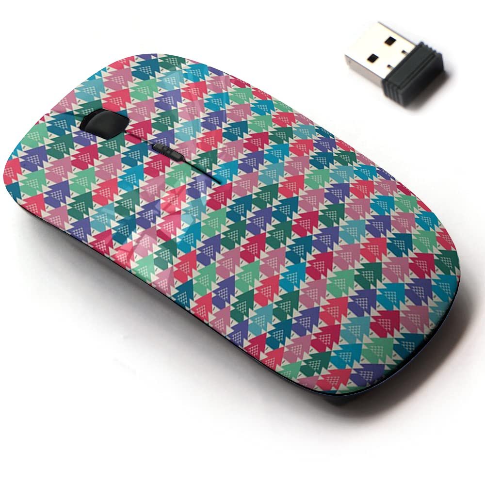 2.4G Wireless Mouse with Cute Pattern Design for All Laptops and Desktops with Nano Receiver - Fish