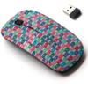 2.4G Wireless Mouse with Cute Pattern Design for All Laptops and Desktops with Nano Receiver - Fish view 1