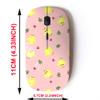 2.4G Wireless Mouse with Cute Pattern Design for All Laptops and Desktops with Nano Receiver - Chicks Green Branch view 2