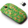2.4G Wireless Mouse with Cute Pattern Design for All Laptops and Desktops with Nano Receiver - Different Cute Foxes view 1