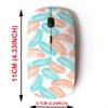 2.4G Wireless Mouse with Cute Pattern Design for All Laptops and Desktops with Nano Receiver - Coconut Tree Tropical view 2