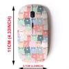 2.4G Wireless Mouse with Cute Pattern Design for All Laptops and Desktops with Nano Receiver - Bear Background view 2