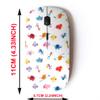 2.4G Wireless Mouse with Cute Pattern Design for All Laptops and Desktops with Nano Receiver - Animals Cute view 2