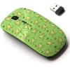 2.4G Wireless Mouse with Cute Pattern Design for All Laptops and Desktops with Nano Receiver - Cartoon view 1