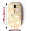 2.4G Wireless Mouse with Cute Pattern Design for All Laptops and Desktops with Nano Receiver - Cartoon Baby view 2